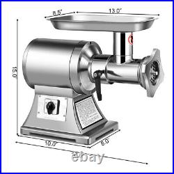 Gymax Commercial Grade Meat Grinder Stainless Steel Heavy Duty 1.5Hp 1100W