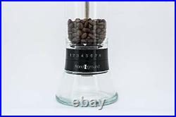 Handground Precision Manual Coffee Grinder Conical Ceramic Burr Mill  Black