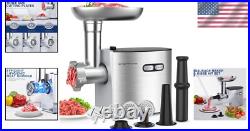 Heavy-Duty 2600W Stainless Steel Electric Meat Grinder with Sausage Stuffer Heavy-Duty 2600W Stainless Steel Electric Meat Grinder with Sausage Stuffer