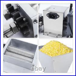 Heavy Duty 60W Stainless Steel Brewing Grain Mill Barley Grinder Multi-function