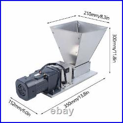 Heavy Duty 60W Stainless Steel Brewing Grain Mill Barley Grinder Multi-function