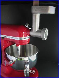 Heavy Duty Cast Stainless Steel Meat Grinder for Kitchenaid Mixer