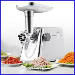 Heavy Duty Electric Meat Grinder Commercial Industrial Stainless Steel 1300W