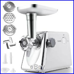 Heavy Duty Electric Meat Grinder Commercial Industrial Stainless Steel 1300W
