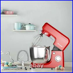 Heavy Duty Electric Meat Grinder Kitchen Mixer Blender Commercial Red 6 Speeds