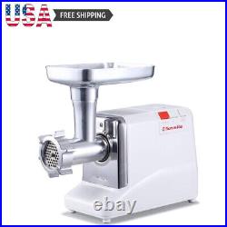 Heavy Duty Electric Meat Grinder Metal Gears Stainless Steel Cutting Blade Plate