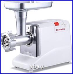 Heavy Duty Electric Meat Grinder Metal Gears Stainless Steel Cutting Blade Plate