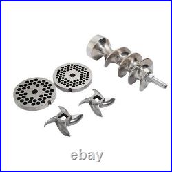 Heavy Duty Electric Meat Grinder Pusher Industrial Commercial Stainless Steel