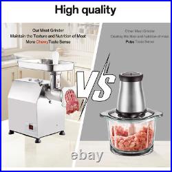 Heavy Duty Electric Meat Grinder Stainless Steel Mincer Stuffer Machine 110V Heavy Duty Electric Meat Grinder Stainless Steel Mincer Stuffer Machine 110V