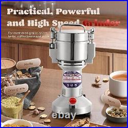 High-Speed 300g Electric Spice & Grain Grinder Safety Design with 1500W Power