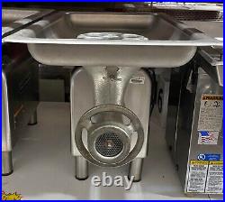 Hobart 2019 4822 Meat Grinder # 22 head with stainless steel feed tray