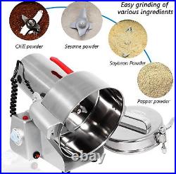 Hottoby Electric Mill Grinder Stainless Steel 110V Pulverizer Grinding Mach