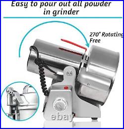 Hottoby Electric Mill Grinder Stainless Steel 110V Pulverizer Grinding Mach