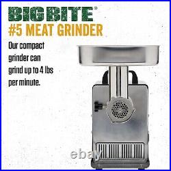 Iem BigBite #5 Meat Grinder 0.35 HP stainless steel electric grinder for use