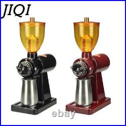 JIQI 110V/220V Electric Coffee Bean Grinder Stainless Steel Blade Mill Espresso
