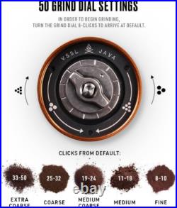 Java G25 Coffee Manual Coffee Grinder, up to 25 Gram Capacity, Stainless Steel C Java G25 Coffee Manual Coffee Grinder, up to 25 Gram Capacity, Stainless Steel C