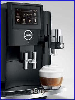 Jura J15358.99 S8 Automatic Coffee Machine, Piano Black Certified Refurbished