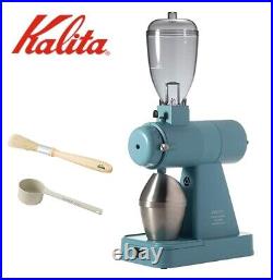 Kalita NEXT G2 Electric Coffee Bean Grinder Aqua Blue with Cup, Brush JAPAN NEW