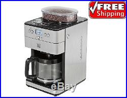 Kenmore ELITE 12 Cup Coffee Maker Brewer Grinder Programmable Stainless Steel