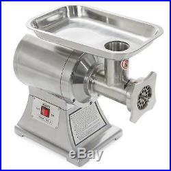 Kitchen Meat Grinder 1HP Electric Mincer Stainless Steel Industrial Portable