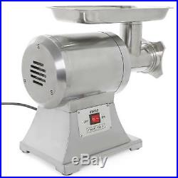 Kitchen Meat Grinder 1HP Electric Mincer Stainless Steel Industrial Portable