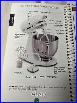KitchenAid KSM150PSMC Artisan 5-Quart Mixer, + Grinder & Rotor Slicer/Shredder