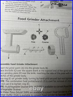 KitchenAid KSM150PSMC Artisan 5-Quart Mixer, + Grinder & Rotor Slicer/Shredder