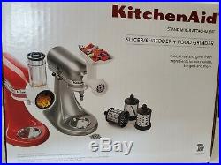 KitchenAid Stand Mixer Attachment Bundle Slicer/Shredder & Grinder/Stuffer