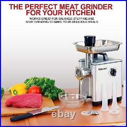 Kitchener Heavy Duty Commercial Electric Stainless Steel Meat Grinder (UK ONLY)