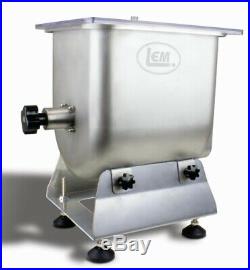 LEM 50 lb Meat Mixer Hand Crank or Motorized With LEM Electric Grinder