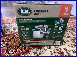 LEM #8 Big Bite Meat Grinder 0.5 HP Stainless Steel LEM #8 Big Bite Meat Grinder 0.5 HP Stainless Steel