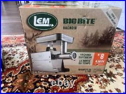 LEM #8 Big Bite Meat Grinder 0.5 HP Stainless Steel LEM #8 Big Bite Meat Grinder 0.5 HP Stainless Steel