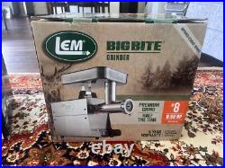 LEM #8 Big Bite Meat Grinder 0.5 HP Stainless Steel LEM #8 Big Bite Meat Grinder 0.5 HP Stainless Steel