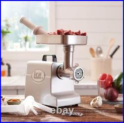 LEM #8 Mighty Bite Electric Meat Grinder For Counter Top Heavy Duty Aluminum