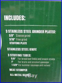 LEM Big Bite Grinder #12 0.75 HP Stainless Steel Electric Meat Grinder
