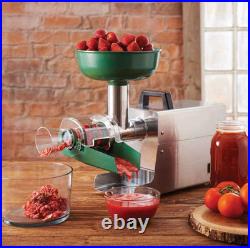 LEM Big Bite Juicer Grinder Attachment Stainless Steel Extractor Fresh Juice LEM Big Bite Juicer Grinder Attachment Stainless Steel Extractor Fresh Juice