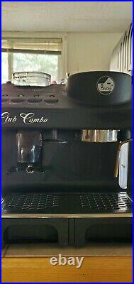 La Pavoni Club Combo ESPRESSO/Cappuccino/Latte machine w BUILT-IN GRINDER