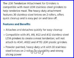 Lem Meat Tenderizer Attachment for Lem meat grinder