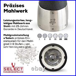 - Madras u'Select Manual Salt Mill Adjustable Grinder Stainless Steel & B