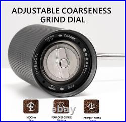 Manual Coffee Grinder CNC Stainless Steel Burr Coffee Grinder with Capacity