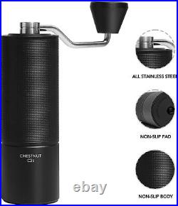 Manual Coffee Grinder CNC Stainless Steel Burr Coffee Grinder with Capacity