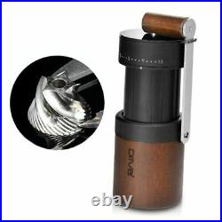 Manual Coffee Grinder, Dual Bearing Expandable Whole Bean Wood Handy Size