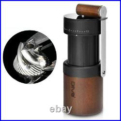 Manual Coffee Grinder, Dual Bearing Expandable Whole Bean Wood Handy Size