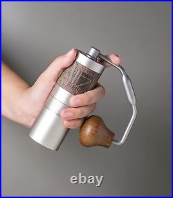 Manual Coffee Grinder Foldable Handle Mini Slim Stainless Steel Conical Burr