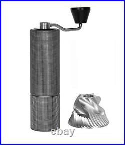 Manual Coffee Grinder Hand Coffee Grinder Stainless Steel Conical Burr Chestn
