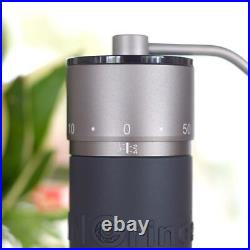 Manual Coffee Grinder Portable Mill 420stainless Steel 48mmTitanium Plating Burr