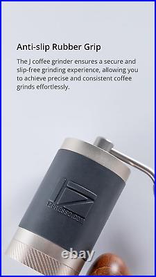 Manual Coffee Grinder Silver Capacity 35G with Assembly Stainless Steel Conical