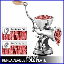Manual Meat Grinder 304 Stainless Steel Hand Meat Grinder Suction Cup Base Clamp