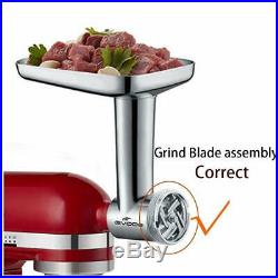 Meat Food Grinder Slicer Shredder Juicer Attachment For KitchenAid Stand Mixer