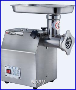 Meat Grinder 200 Rpm Stainless Steel Sausage Maker Machine With 2 Blades USA